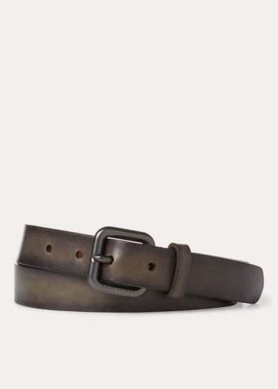 Men's Ralph Lauren Vachetta Calfskin Belt | 620489MWC